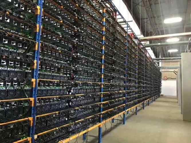 An advanced mining rig in action, emphasizing the need for reliable hardware to maximize returns on cryptocurrency mining