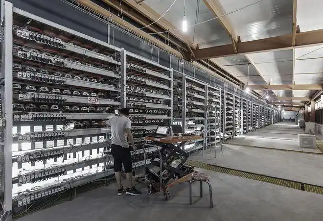 Wind energy mining hosting setup