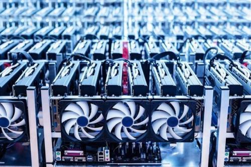 Advanced mining rig in a professional hosting environment